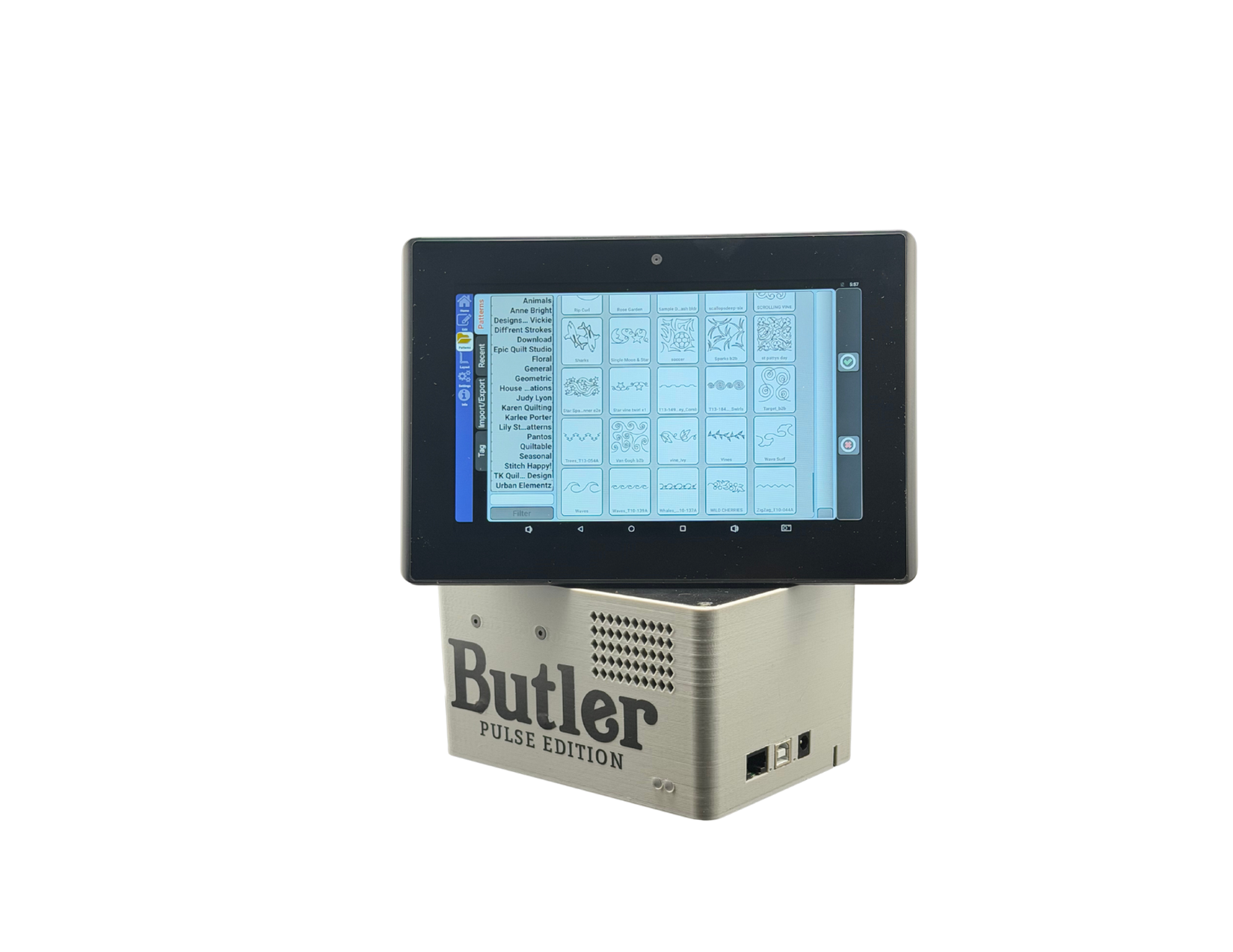 Stitch It Intl. Pulse Edition Butler Quilting Robotics with 8