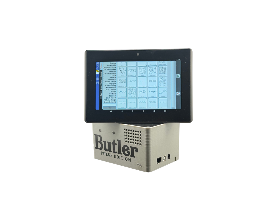 Stitch It Intl. Pulse Edition Butler Quilting Robotics with 8" EPC Display