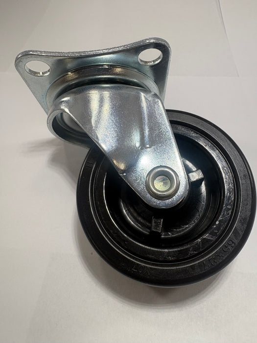 SWF - 450G-R65 HAMMER CASTER (RUBBER WHEEL) [24007AF-T121, 4-B-4-4]