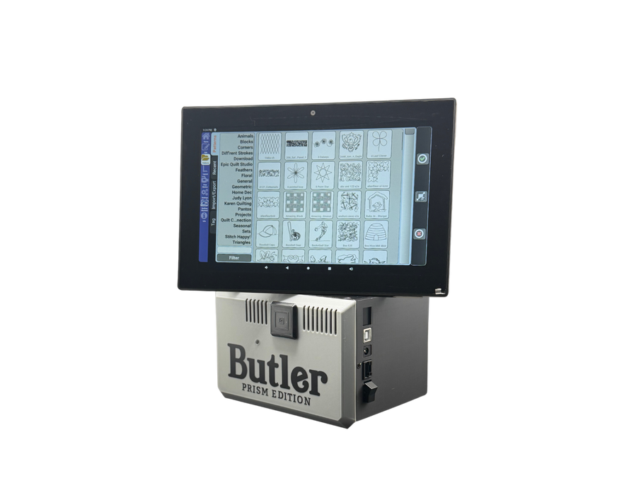 Stitch It Intl. Prism Edition Butler Quilting Robotics with 10" EPC Display