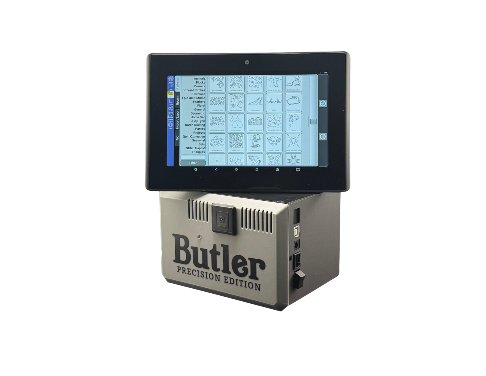 Butler Robotics Patterns Stitch It Intl. Precision Edition Butler Quilting Robotics with 8