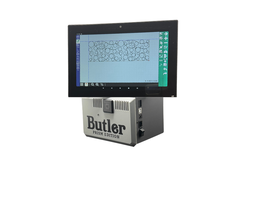 Stitch It Intl. Prism Edition Butler Quilting Robotics with 10" EPC Display