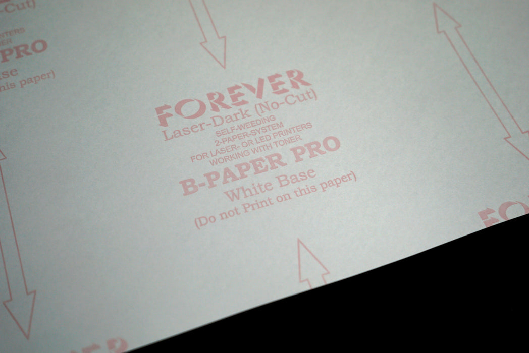 LASER-DARK PRO (NO CUT) A & B SHEETS - 11" X 17" - 25 PCS [17-LDAFFB25PRO]