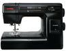 Janome HD-3000BE Black Edition heavy-duty mechanical sewing machine front view with built-in stitches and metal frame
