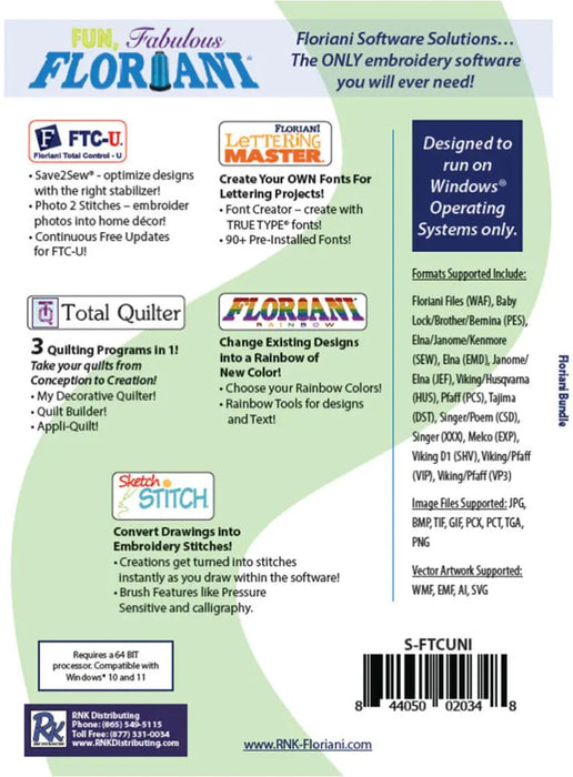 Floriani Universal Software Bundle