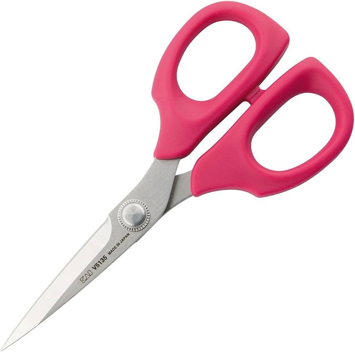 KAI V5135: 5 1/2-inch Embroidery Scissors Very Berry with Blade Cap