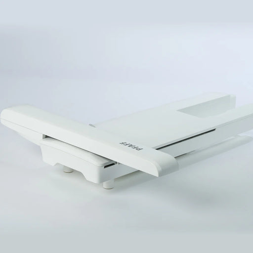 White electronic device with 'PAPY' branding on a light gray background