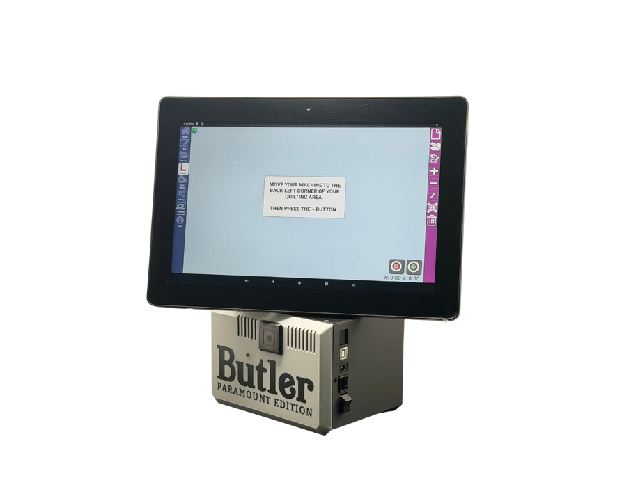 Stitch It Intl. Paramount Edition Butler Quilting Robotics with 12" EPC Display