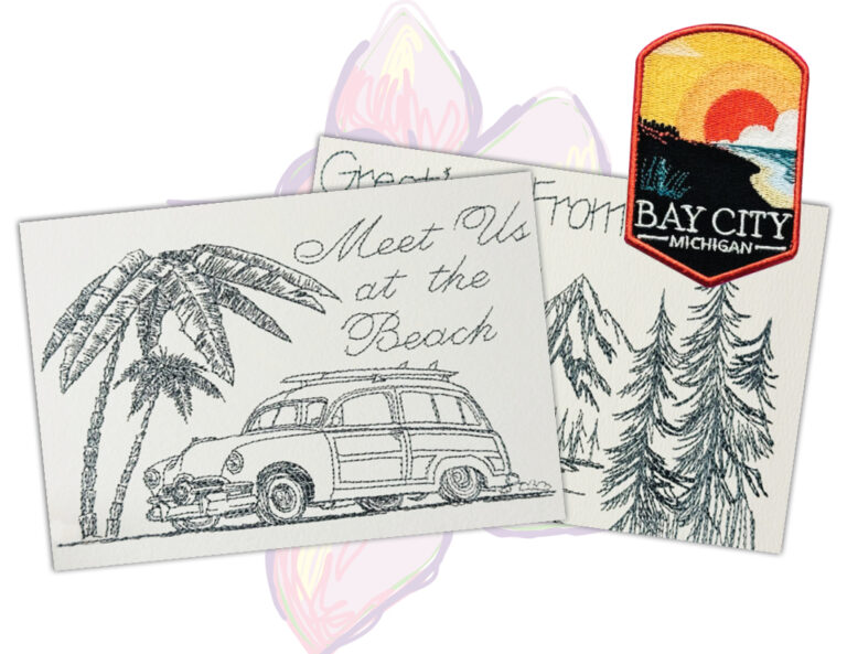 Floriani Patches & Postcards Stabilizer Bundle - Designs Included