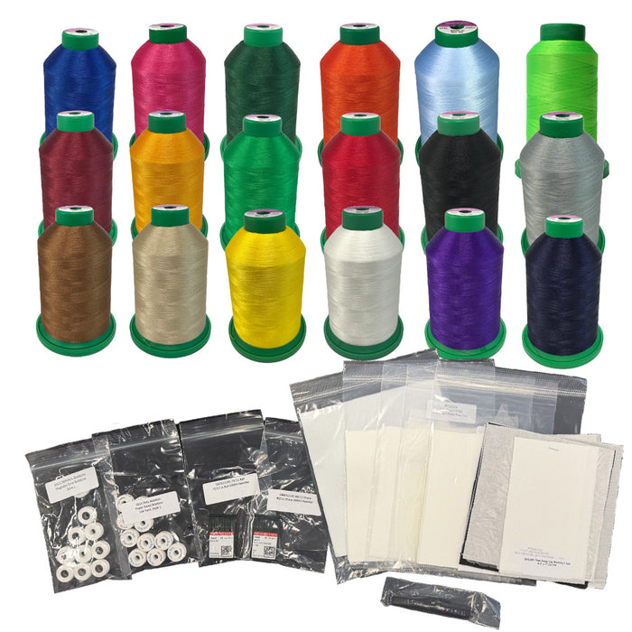 The Ultimate 18-Spool Embroidery Starter Kit