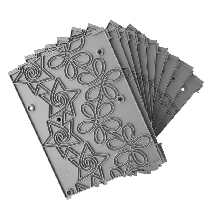 Grace Company Plastic Pattern Perfect Stars & Flowers