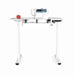 Arrow Eleanor 691 sewing table with sewing machine shown in elevated standing mode for ergonomic sewing.