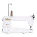 Side view of Baby Lock Gallant XL Stationary longarm quilting machine with large 18-inch workspace and stitch regulation.