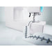 Sewing machine with a white background