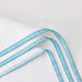 Blue ribbon with a textured pattern on a white background