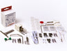 Janome HD-3000BE sewing machine accessories kit including presser feet, bobbins, quilting attachment and sewing tools