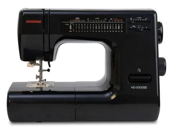 Janome HD-5000BE Black Edition Heavy Duty Sewing Machine