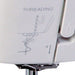 Threading guide illustration on the Janome 712T sewing machine showing step-by-step needle threading path.