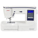 Janome Skyline S3 Anniversary Edition sewing machine front view with LCD screen and extended workspace.