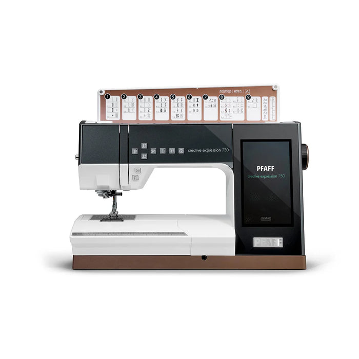 PFAFF Creative Expression 750 Sewing and Embroidery Machine with Accessory Bundle