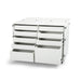 Kangaroo Dingo Sewing Cabinet K7911 in White — multiple sewing drawers open to display storage capacity for crafts and quilting tools