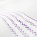 Zigzag pattern in purple on a white background