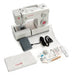 Singer 5511 Scholastic Heavy Duty sewing machine with foot pedal, power cord, accessories, bobbins, needles, and dust cover