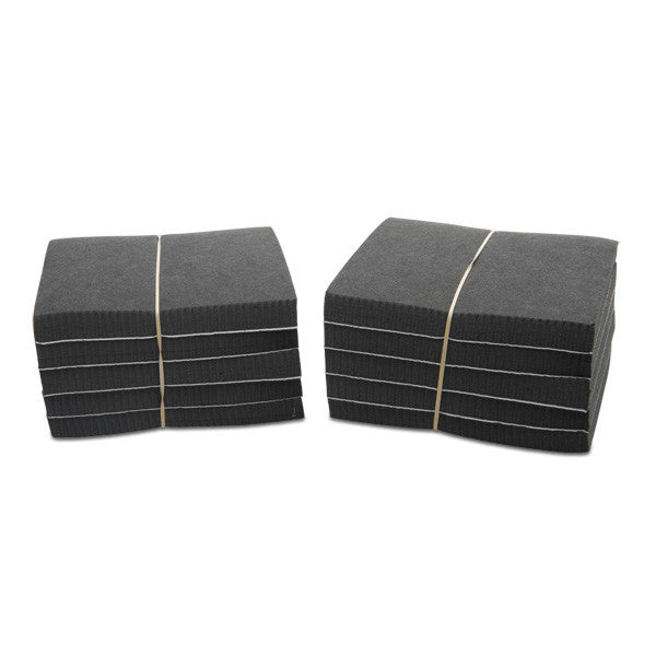 TOTALLY STABLE 2085, CHARCOAL 6.5" X 6.5" (500PCS.) 2.5 oz.