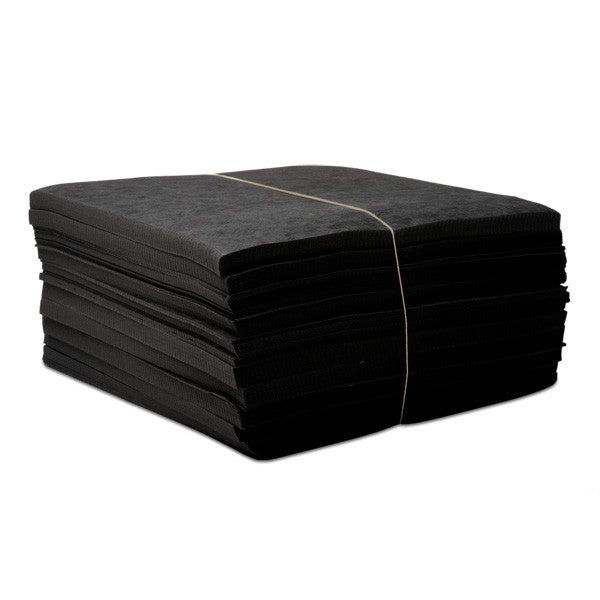 TOTALLY STABLE 2095,  BLACK 15" X 15" (500PCS.) 3.0 oz.