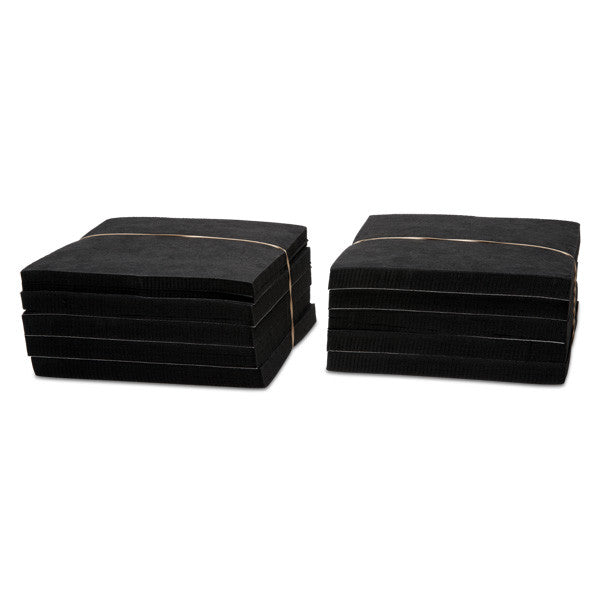 TOTALLY STABLE 2095, BLACK 8" X 8" (500 PCS.) 3.0 oz.  [666S20958, 7-B-3-2]