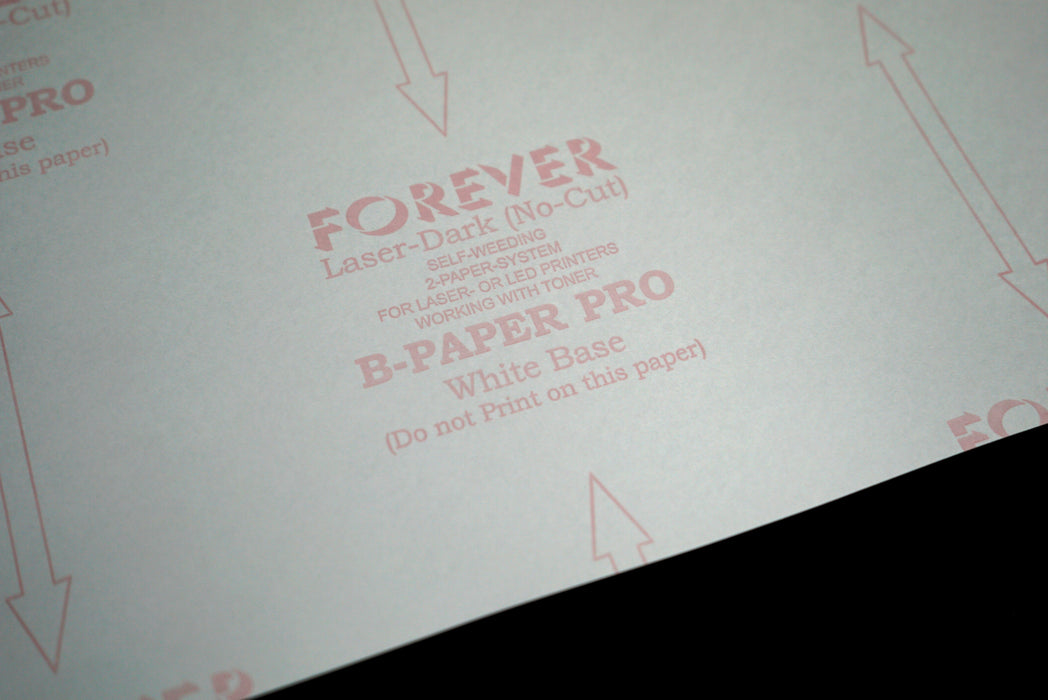 LASER-DARK PRO (NO CUT) A & B SHEETS - 11" X 17" - 100 PCS [17-LDAFFB100PRO]