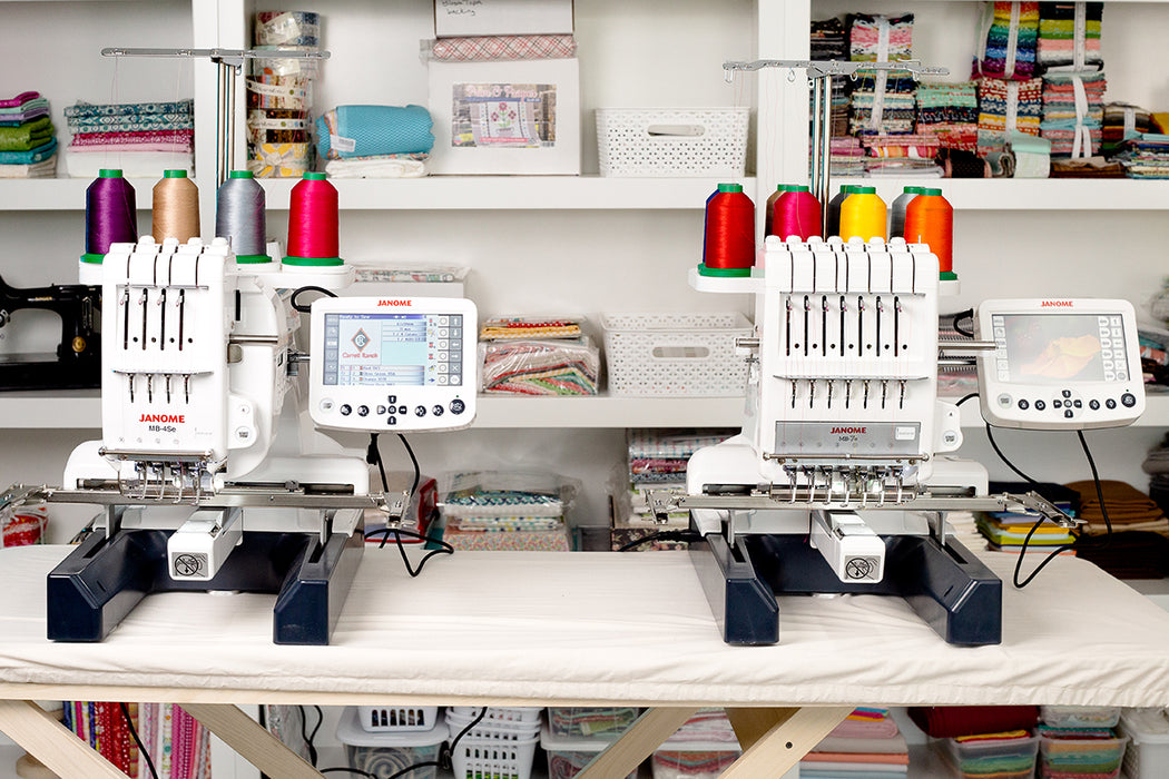 Janome Mb-7 - 7 Needle Embroidery Machine (001MB7)