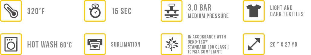 Subli-Flock 5901 Sublimation Paper, 20" x 27 yd