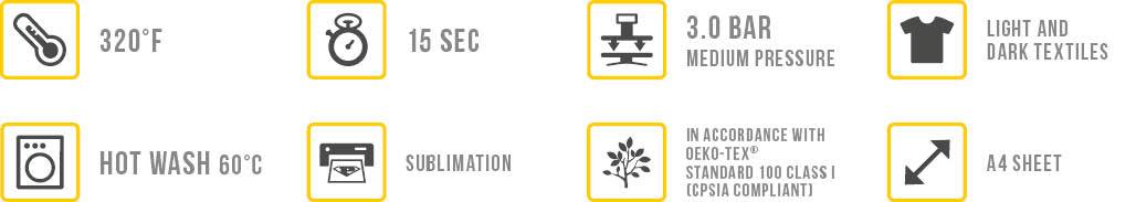 Subli-Flock 5902 Sublimation Paper, 50 sheets US Letter (A4)