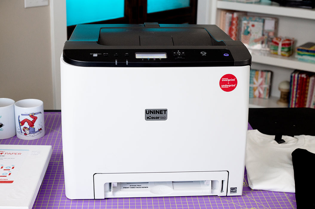 iColor 560 Digital Color + White Media Transfer Printer 120V (includes iColor ProRIP Essentials, SmartCUT, & White Toner Master Class)