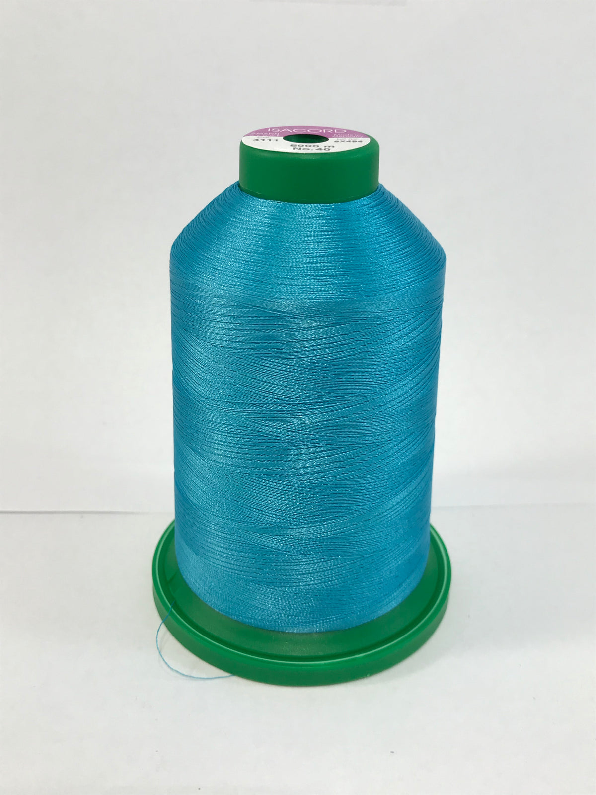4111 - TURQUOISE - ISACORD EMBROIDERY THREAD 40 WT - Premium Embroidery ...