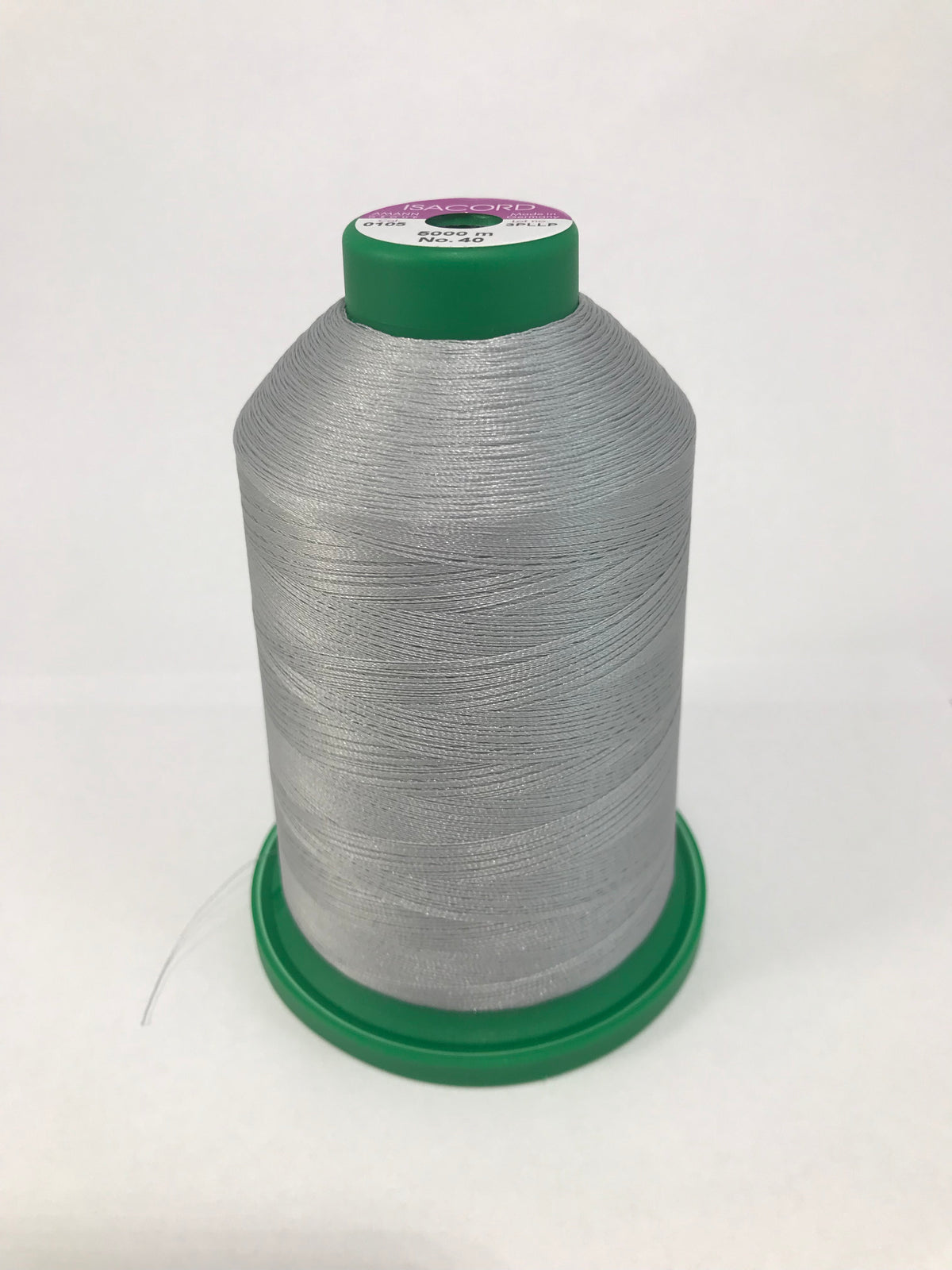 0105 - ASH MIST - ISACORD EMBROIDERY THREAD 40 WT - Premium Embroidery ...
