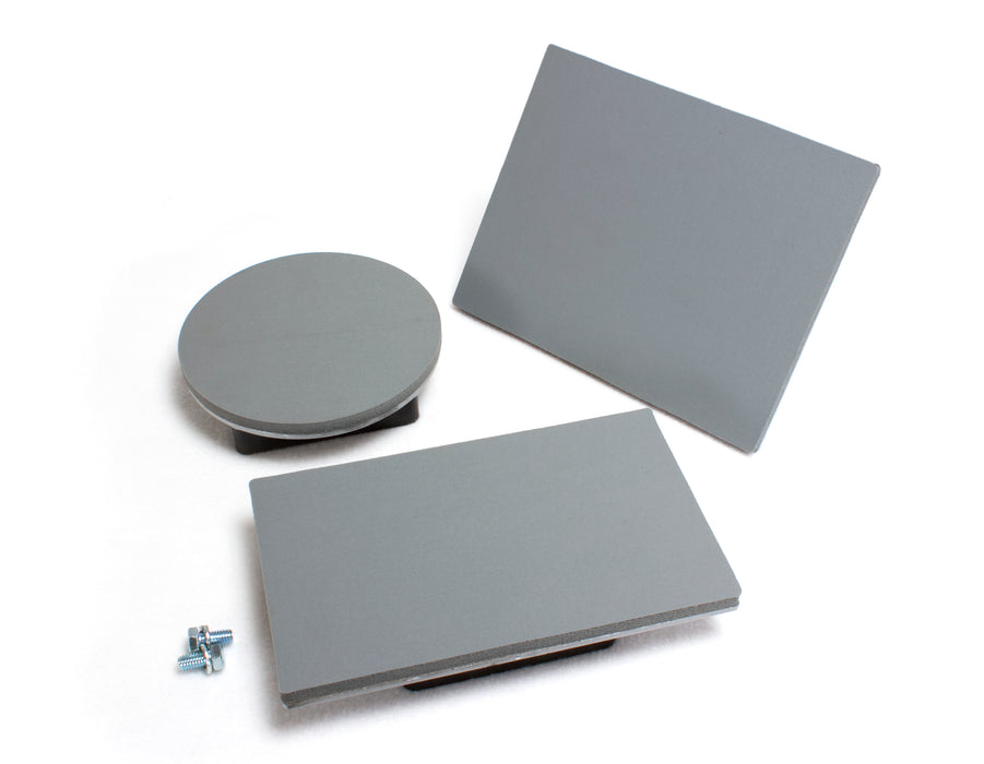 HOTRONIX - SET OF 3 PLATENS -  7" ROUND, 6" X 10", AND 8" X 10" [PLSET3]