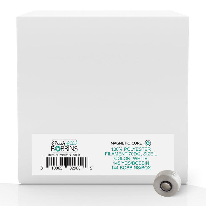 Steady Stitch Magnetic Core Style L Polyester Prewound Bobbins